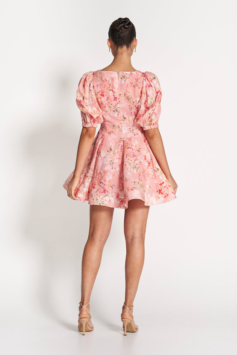 Olivia Flounce Mini Dress