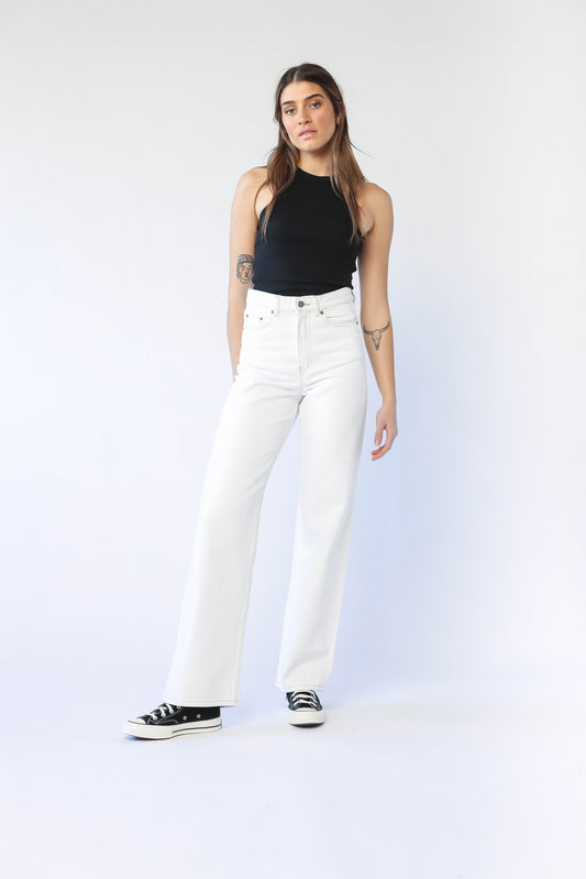 Echo Straight Jeans - Light Ecru