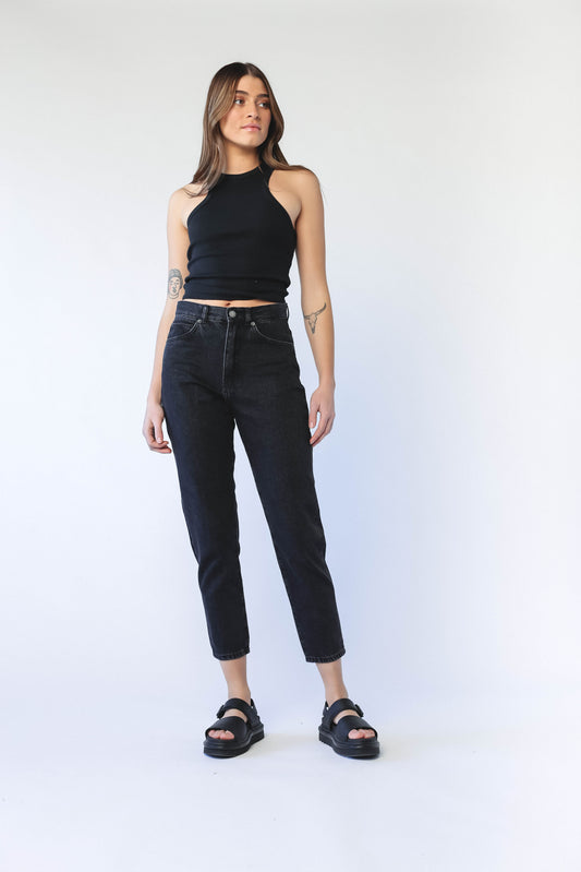 Nora Jeans - Black Retro