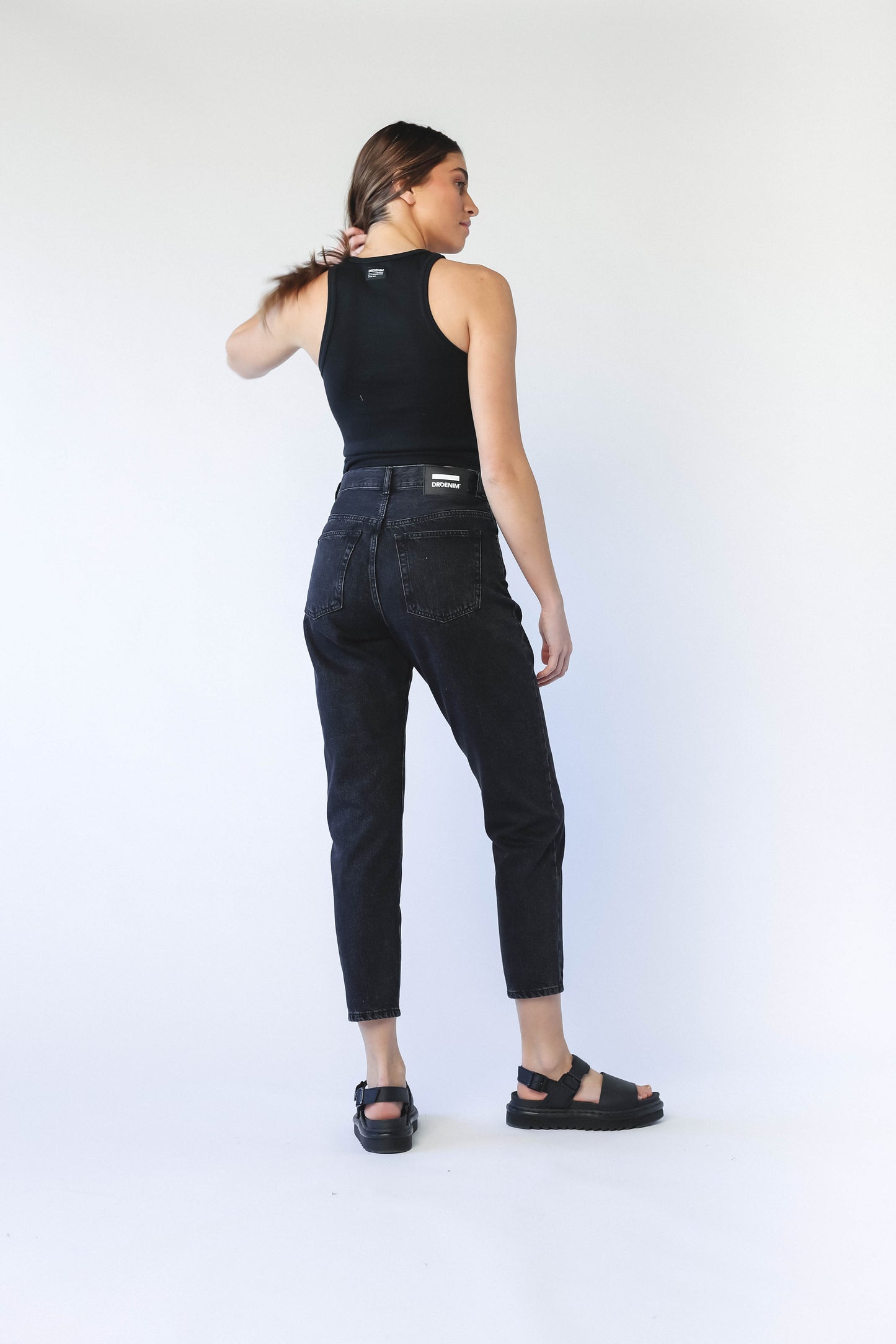 Nora Jeans - Black Retro