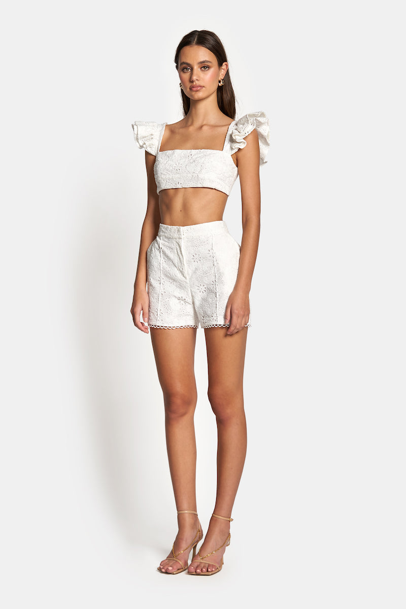 Posy Lace Crop Top